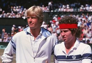 Images Dated 13th September 2010: Peter Fleming and John McEnroe - 1979 Wimbledon Mens Doubles Champions