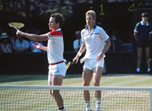 Images Dated 13th September 2010: Peter Fleming and John McEnroe - 1984 Wimbledon Mens Doubles Champions