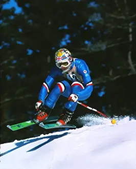 Peter Fuchs- 1976 Innsbruck Winter Olympics - Mens Downhill