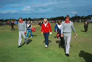 Peter Oosterhuis, Jack Nicklaus and Nick Faldo - 1977 Ryder Cup