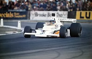 Images Dated 5th July 2011: Peter Revson on the way to victory at the 1973 British Grand Prix