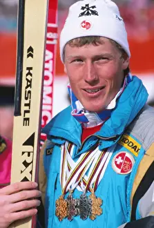 Skiing Prints: Pirmin Zurbriggen - 1987 FIS World Ski Championships