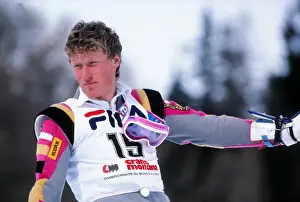 Skiing Prints: Pirmin Zurbriggen - 1987 FIS World Ski Championships