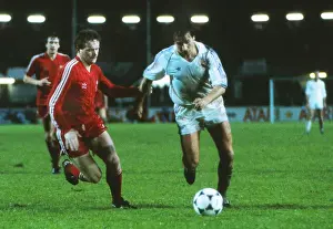 Real Madrids Isidro and Aberdeens John McMaster - 1983 Cup Winners Cup Final