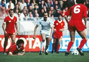 Real Madrid Collection: Real Madrids Uli Stielike - 1981 European Cup Final