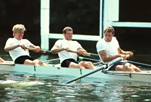 Richard Budgett, Andy Holmes and Steve Redgrave - 1984 Henley Regatta