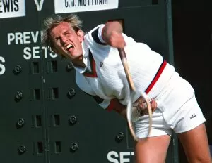 Images Dated 10th April 2012: Richard Lewis at the 1979 Wimbledon Tennis Championships