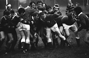 Images Dated 11th March 2010: Richmond take on Llanelli in 1976