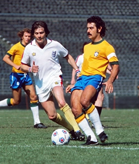 Rivelino and Stuart Pearson - 1976 U. S. A. Bicentennial Cup Tournament