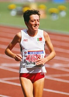 Olympics Collection: Rosa Mota - 1988 Seoul Olympics - Womens Marathon