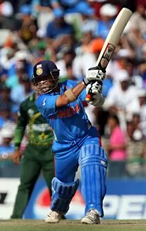 Images Dated 30th March 2011: Sachin Tendulkar at the 2011 World Cup