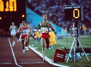 Said Aouita wins 5000m gold at the 1984 Los Angeles Olympics