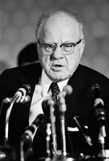 Images Dated 1972: Sapporo Winter Olympics - Karl Schranz Disqualification Press Conference
