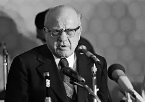 Images Dated 1972: Sapporo Winter Olympics - Karl Schranz Disqualification Press Conference