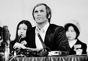 Images Dated 1972: Sapporo Winter Olympics - Karl Schranz Disqualification Press Conference