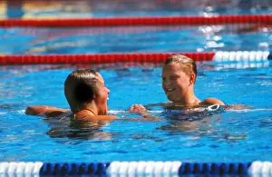 Olympic Games Prints: Sarah Hardcastle and June Croft - 1984 Los Angeles Olympics