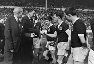 Images Dated 6th December 2010: Scotland take on England in the 1963 Home Championship