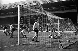 Images Dated 9th April 2010: Scotland score against England - 1965 British Home Championship