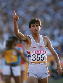 Olympic Games Collection: Sebastian Coe - 1984 1500m Olympic Champion