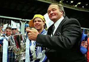 Sheffield Wednesday manager Ron Atkinson with the League Cup in 1991