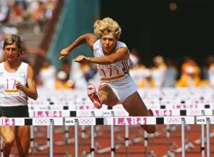 Images Dated 25th March 2011: Shirley Strong - 1984 Los Angeles Olympics