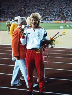 Images Dated 25th March 2011: Shirley Strong - 1984 Los Angeles Olympics
