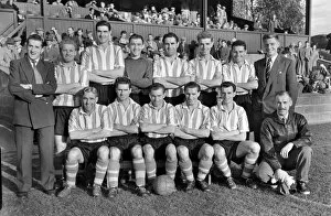 Images Dated 12th October 2010: Southampton Team Group 1955 / 56