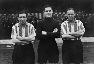 Images Dated 7th October 2010: Southamptons Alf Ramsey, Ian Black & Bill Rochford in 1948