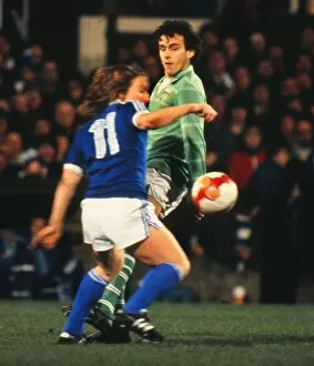 Images Dated 2nd March 2010: St Etiennes Michel Platini - 1981 UEFA Cup