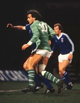 Images Dated 2nd March 2010: St Etiennes Michel Platini - 1981 UEFA Cup