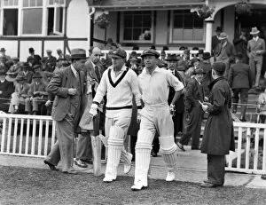 Images Dated 16th April 2013: Stan McCabe and Don Bradman - 1930 Australia Tour of England