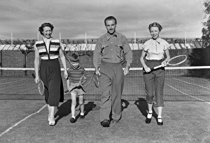 Stanley Matthews at home