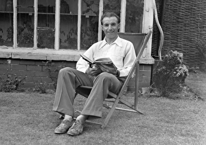 Stanley Matthews at home