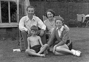 Stanley Matthews at home
