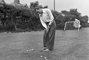 Stanley Matthews at home