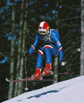 Images Dated 3rd September 2012: Stuart Fitzsimmons - 1976 Innsbruck Winter Olympics - Mens Downhill
