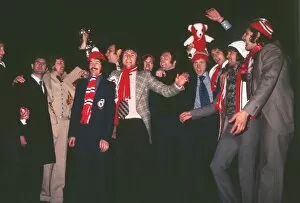Images Dated 12th October 2009: Sunderland players during their victorious 1973 FA Cup homecoming