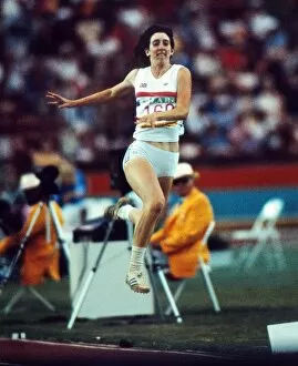 Images Dated 6th April 2011: Susan Hearnshaw - 1984 Los Angeles Olympics