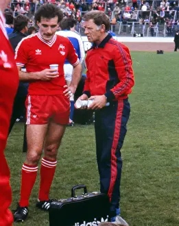 Teddy Scott and Willie Miller - 1982 Scottish Cup Final