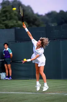 Tennis - Wimbledon Championships 1987 Ladies Singles First Round - Anne Hobbs vs
