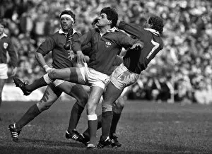 Images Dated 27th August 2010: Terry Holmes and Nigel Carr - 1985 Five Nations