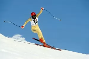 Images Dated 1st May 2012: Toni Buergler - 1981 FIS World Cup - St. Anton