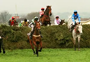 Tony Dobbin on Lord Gyllene on the way to winning the 1997 Grand National