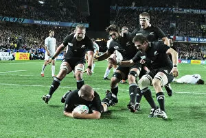 Images Dated 23rd October 2011: Tony Woodcock scores in the 2011 World Cup Final