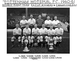 Spurs Collection: Tottenham Hotspur Double Winning Team - 1961