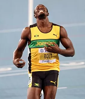 Sport Collection: Usain Bolt win the 200m at the 2011 World Championships