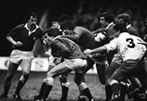 Images Dated 2nd November 2011: Wales Eddie Butler makes his debut against France - 1980 Five Nations