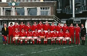 Images Dated 11th March 2010: The Wales team that faced Argentina in 1976