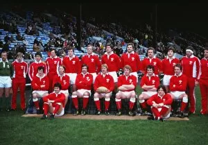 Images Dated 8th November 2013: The Wales team that faced Scotland in the 1981 Five Nations