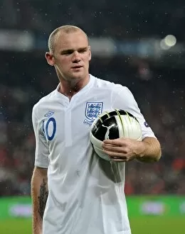Images Dated 7th September 2010: Wayne Rooney after Englands victory over Switzerland in 2010